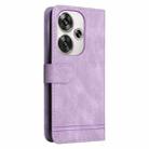 For Xiaomi Poco F6 Skin Feel Life Tree Metal Button Leather Phone Case(Purple) - 3