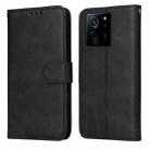 For Xiaomi 13T / Redmi K60 Ultra Classic Calf Texture Flip Leather Phone Case(Black) - 1