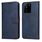 For Xiaomi 13T / Redmi K60 Ultra Classic Calf Texture Flip Leather Phone Case(Blue) - 1