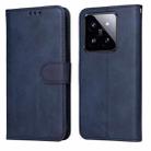 For Xiaomi 14 Pro Classic Calf Texture Flip Leather Phone Case(Blue) - 1