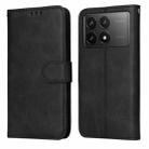 For Xiaomi Redmi K70 / K70 Pro Classic Calf Texture Flip Leather Phone Case(Black) - 1