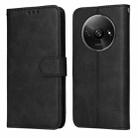 For Xiaomi Redmi A3 Classic Calf Texture Flip Leather Phone Case(Black) - 1