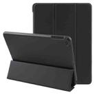 For iPad 9.7 2018 & 2017 / Air / Air2 GEBEI 3-folding Holder Shockproof Flip Leather Tablet Case(Black) - 1