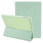For iPad 9.7 2018 & 2017 / Air / Air2 GEBEI 3-folding Holder Shockproof Flip Leather Tablet Case(Green) - 1