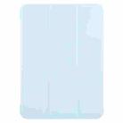 For iPad Air 11 2024 GEBEI 3-folding Holder Shockproof Flip Leather Tablet Case(Sky Blue) - 2