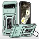 For Google Pixel 8 Pro Armor PC + TPU Camera Shield Phone Case(Alpine Green) - 1