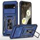 For Google Pixel 8 Pro Armor PC + TPU Camera Shield Phone Case(Navy Blue) - 1