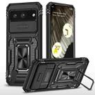For Google Pixel 8 Armor PC + TPU Camera Shield Phone Case(Black) - 1