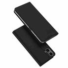 For Motorola Moto G34 DUX DUCIS Skin Pro Series Flip Leather Phone Case(Black) - 1