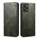 For Xiaomi Redmi Note 12 Turbo / Poco F5 Oil Wax Crazy Horse Texture Flip Leather Phone Case(Dark Green) - 1