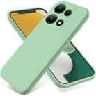 For Infinix Note 30i Pure Color Liquid Silicone Shockproof Phone Case(Green) - 1