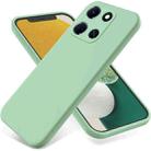For Infinix Note 30 4G / 5G Pure Color Liquid Silicone Shockproof Phone Case(Green) - 1