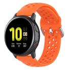 20mm Universal Sport Silicone Watch Band(Orange) - 1