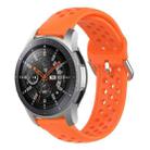 22mm Universal Sport Silicone Watch Band(Orange) - 1