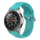 22mm Universal Sport Silicone Watch Band(Mint Green) - 1