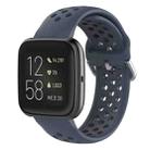 23mm For Fitbit Blaze / Fitbit Versa 2 Universal Sport Silicone Watch Band(Grey) - 1