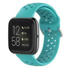 23mm For Fitbit Blaze / Fitbit Versa 2 Universal Sport Silicone Watch Band(Mint Green) - 1
