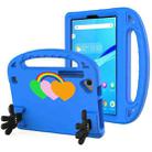 For TCL Tab 8 Le 2023 /Tab 8 2022 Love Small Palm Holder EVA Tablet Case(Blue) - 1