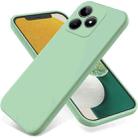 For Realme C53 Global / Narzo N53 Pure Color Liquid Silicone Shockproof Phone Case(Green) - 1