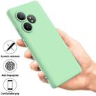 For Realme GT 6T / GT Neo6 / GT 6 Pure Color Liquid Silicone Shockproof Phone Case(Green) - 2