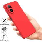 For Realme 12 Lite Pure Color Liquid Silicone Shockproof Phone Case(Red) - 2