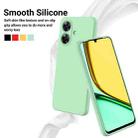 For Realme C61 India / Narzo N61 Pure Color Liquid Silicone Shockproof Phone Case(Green) - 3