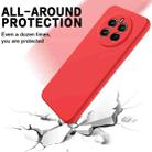 For Realme 13 4G / 12 4G Pure Color Liquid Silicone Shockproof Phone Case(Red) - 3