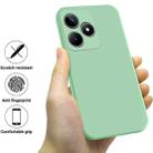 For Realme C51s Pure Color Liquid Silicone Shockproof Phone Case(Green) - 2