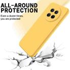 For Realme Narzo N65 5G Pure Color Liquid Silicone Shockproof Phone Case(Yellow) - 3