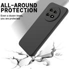 For Realme 13 Pro / 13 Pro + 5G Pure Color Liquid Silicone Shockproof Phone Case(Black) - 3