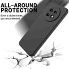 For Realme 13+ Pure Color Liquid Silicone Shockproof Phone Case(Black) - 3