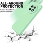 For Realme 13+ Pure Color Liquid Silicone Shockproof Phone Case(Green) - 3