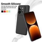 For Realme GT 7 Pro Pure Color Liquid Silicone Shockproof Phone Case(Black) - 3