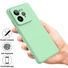 For Realme GT 7 Pro Pure Color Liquid Silicone Shockproof Phone Case(Green) - 2
