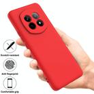For Realme P2 Pro Pure Color Liquid Silicone Shockproof Phone Case(Red) - 2