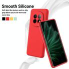 For Realme P2 Pro Pure Color Liquid Silicone Shockproof Phone Case(Red) - 3