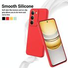 For Realme 14x India Pure Color Liquid Silicone Shockproof Phone Case(Red) - 3