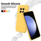 For Realme 14 Pro Lite Pure Color Liquid Silicone Shockproof Phone Case(Yellow) - 3