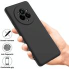 For Realme 14 Pro Pure Color Liquid Silicone Shockproof Phone Case(Black) - 2