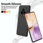 For Realme 14 Pro Pure Color Liquid Silicone Shockproof Phone Case(Black) - 3