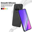 For Realme P3 Pro Pure Color Liquid Silicone Shockproof Phone Case(Black) - 3