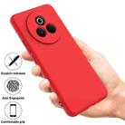 For Realme P3 Pro Pure Color Liquid Silicone Shockproof Phone Case(Red) - 2