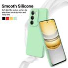 For Realme 14x Global Pure Color Liquid Silicone Shockproof Phone Case(Green) - 3