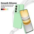 For Realme P3x Pure Color Liquid Silicone Shockproof Phone Case(Green) - 3
