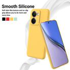 For Realme P3 Ultra 5G Pure Color Liquid Silicone Shockproof Phone Case(Yellow) - 3
