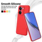 For Realme P3 Ultra 5G Pure Color Liquid Silicone Shockproof Phone Case(Red) - 3