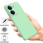 For Realme P3 Ultra 5G Pure Color Liquid Silicone Shockproof Phone Case(Green) - 2