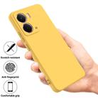 For Realme P3 5G / Narzo 80x 5G Pure Color Liquid Silicone Shockproof Phone Case(Yellow) - 2