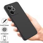 For Realme 14 / 14T 5G Pure Color Liquid Silicone Shockproof Phone Case(Black) - 2