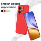 For Realme 14 / 14T 5G Pure Color Liquid Silicone Shockproof Phone Case(Red) - 3